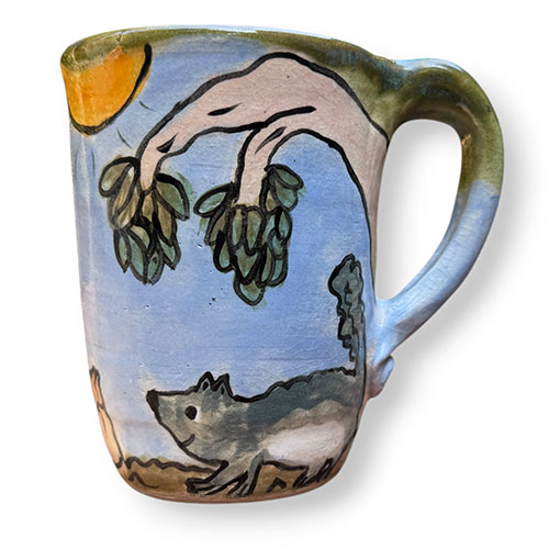 Carolyn Simmons 5" Squirrel Heaven Mug DP5898